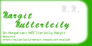 margit mullerleily business card